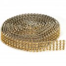 Darice Bling On A Roll 3mm X 3Yards 4 Rows Gold