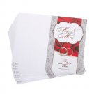 Darice Victoria Lynn Wedding Programs 2 Become 1 Theme