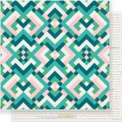 American Crafts Maggie Holmes Gather 12 X 12 Inches Patterned Thankful Heart