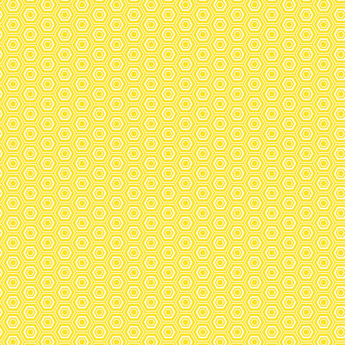 Core'dinations Core Basics Patterned Cardstock 12"X12" Yellow Hexagon