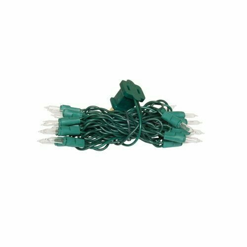Darice DecoLights Light Set Bulbs Green Cord