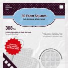 Scrapbook Adhesives 3D Self-Adhesive Foam Squares 308/Pkg-White, .25"X.25"