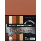 Darice Core'dinations Smooth Cardstock 8.5 X11'' Chocolate Lovers Assortment