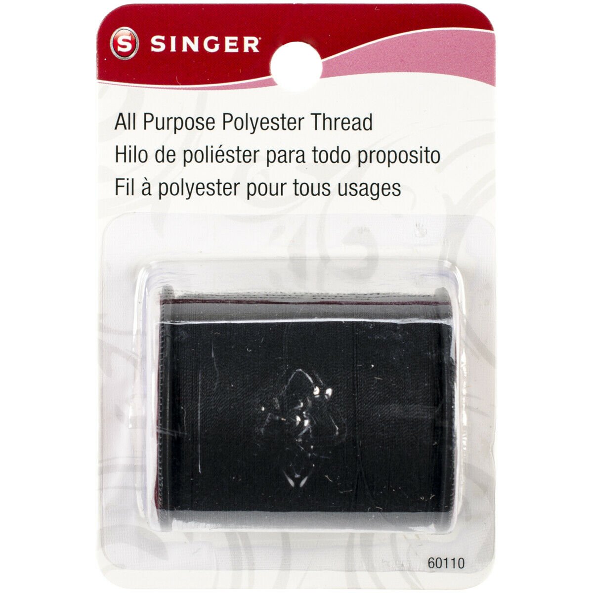 Singer All-Purpose Polyester Thread 150Yd-Black