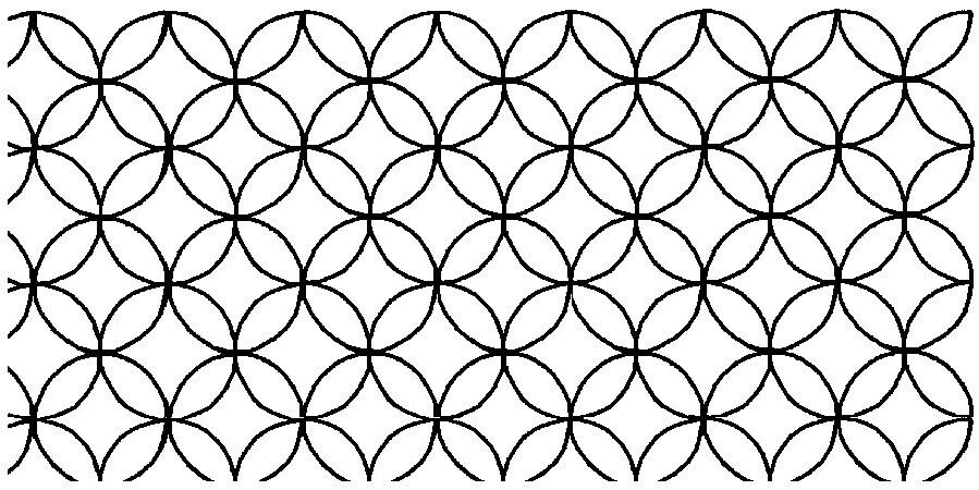 Sten Source Quilt Stencils-Overall C. L. Design 8"X18"
