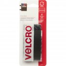 VELCRO(R) Brand Sticky Back Tape .75"X3.5" 4/Pkg-Black