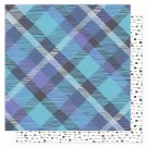American Crafts 1 Canoe 2 Hazelwood 12X12 Double Sided Paper Woodland Plaid