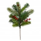 Darice Christmas Spray 16 Inch Mixed Pine Pcone Berry