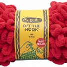 Lion Brand Yarn Crayola Off The Hook-Red