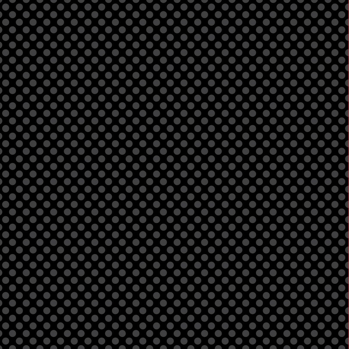 Coredinations Core Basics Patterned Cardstock 12 Inch x 12 inch black Large Dot