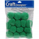 Darice Pom Poms 1.5" Kelly Green
