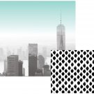 American Craft  Urban Chic Collection 12X12 Double Sided Paper City Girl