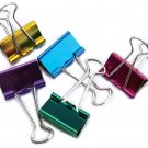 Medium Binder Clips 1" 5/Pkg-Assorted Colors