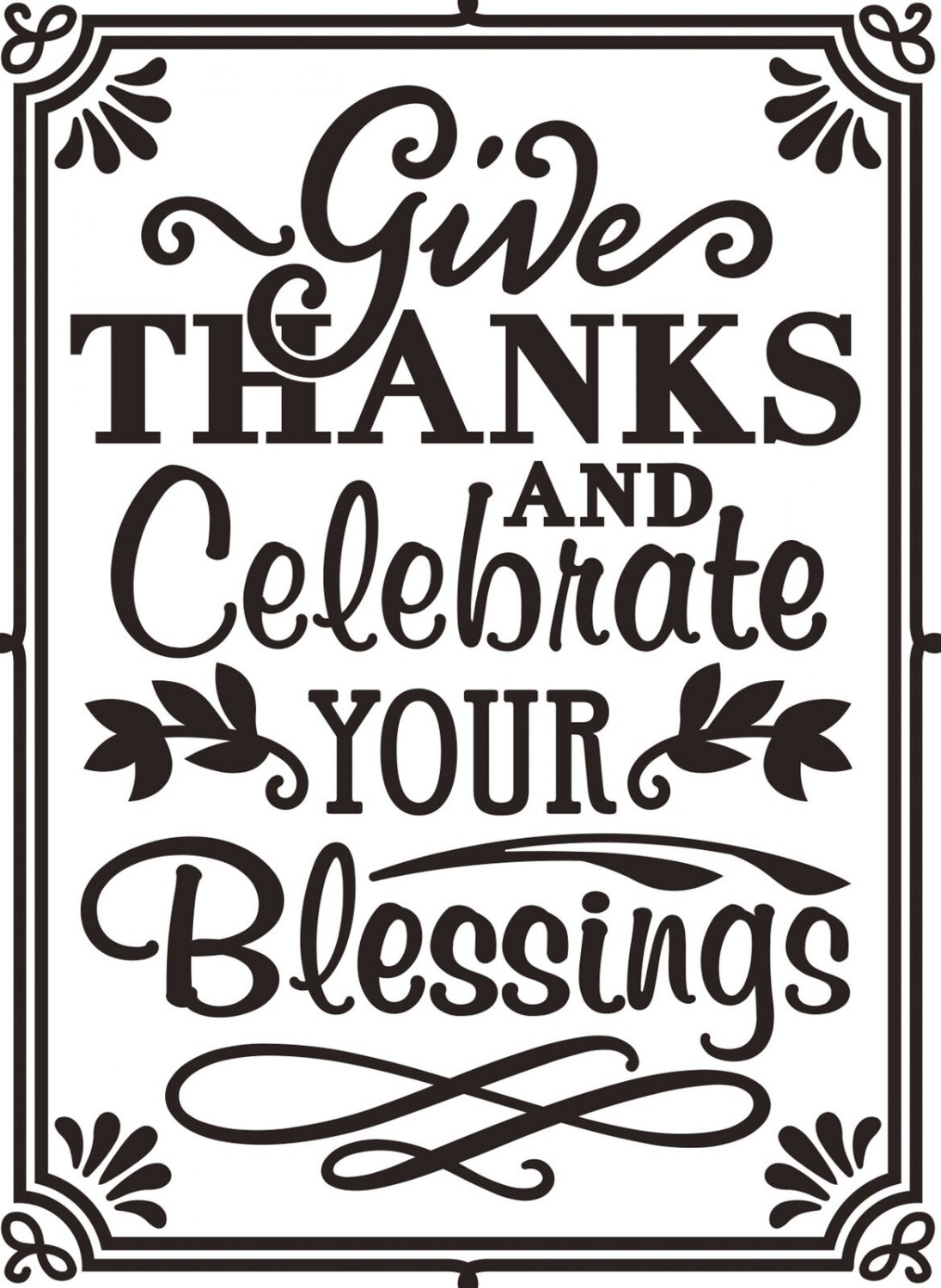 Darice Embossing Folder Give Thanks & Celebrate 4.25 X 5.75 inches