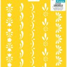 Stencil Mania Stencil 7"X10"-Trim Designs