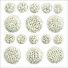 Kaiser Craft Sparklets Self Adhesive Rhinestone Clusters Crystal