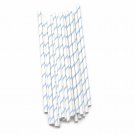 Darice Baby Shower Paper Straws Pastel Blue Stripes 7.75 Inches