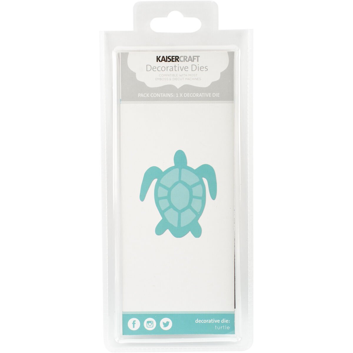 Kaiser Craft Decorative Dies  Turtle