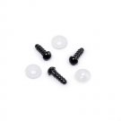 Darice Solid Eyes Black with Plastic Washers 6mm