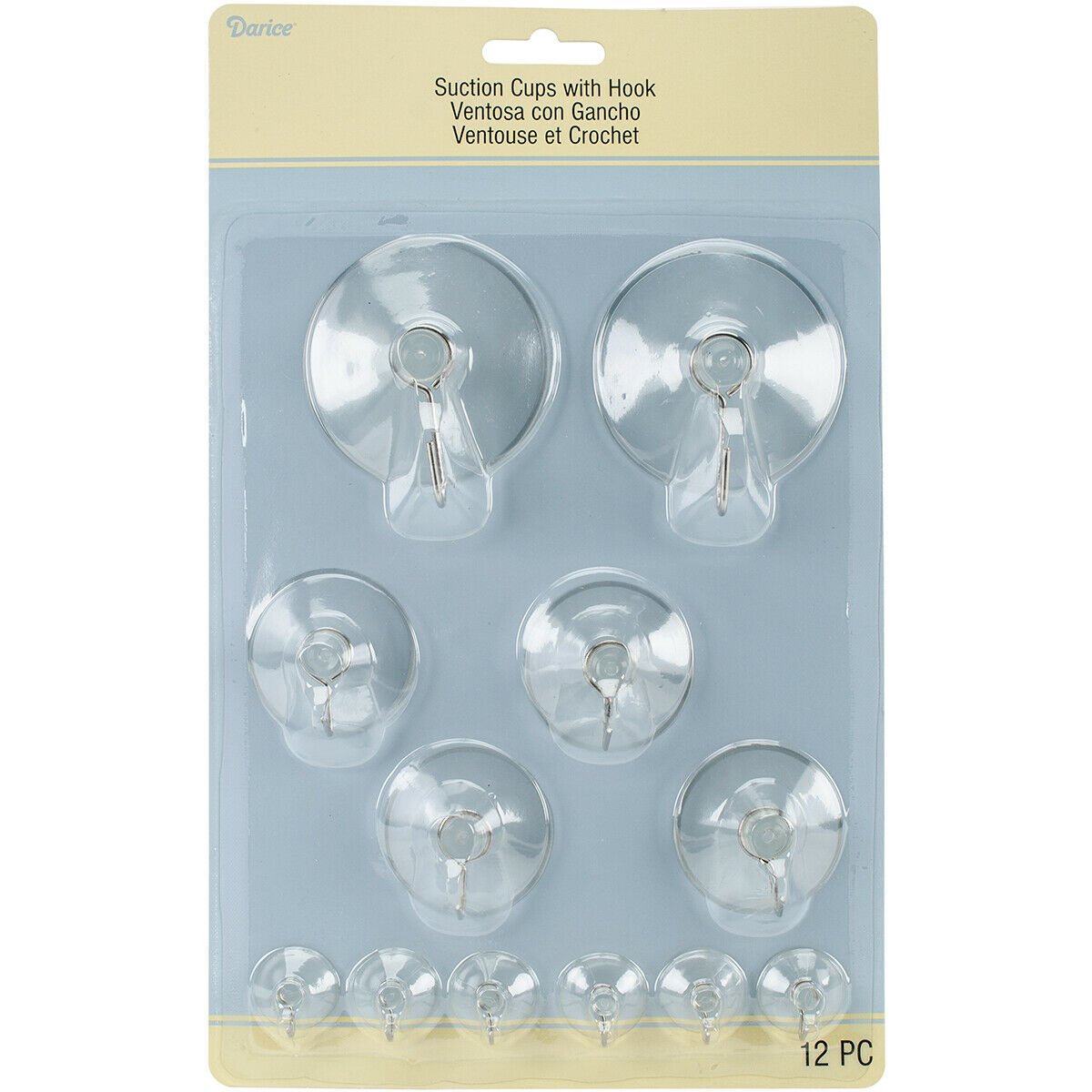 Darice Assorted Suction Cup with Hooks