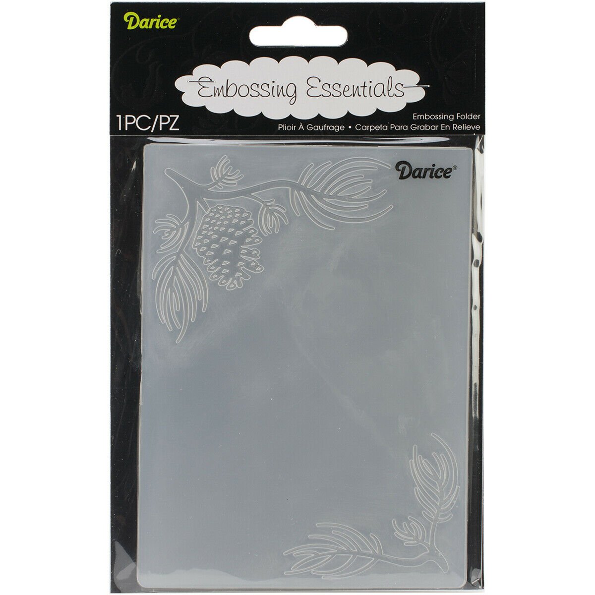 Darice Embossing Folder Pine Branches 4.25 X 5.75 Inches