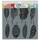 Crafter'S Workshop Template 12"X12"-Fancy Feathers