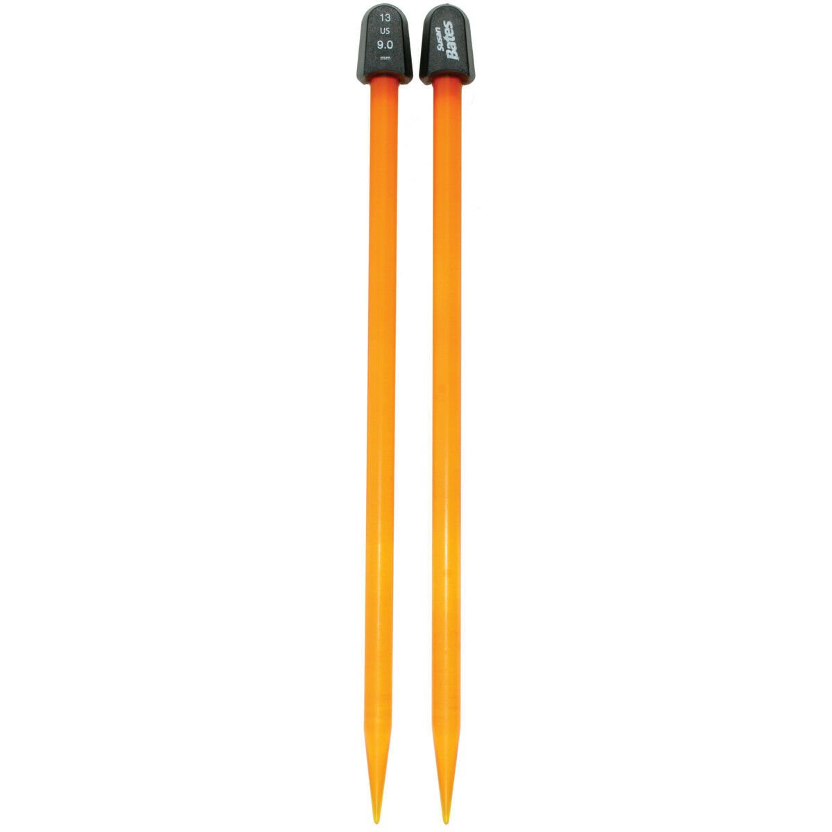 Crystalites Single Point Knitting Needles 10"-Size 13/9mm