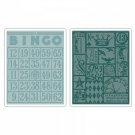 Tim Holtz Texture Fades Embossing Folders Bingo And Patchwork Set