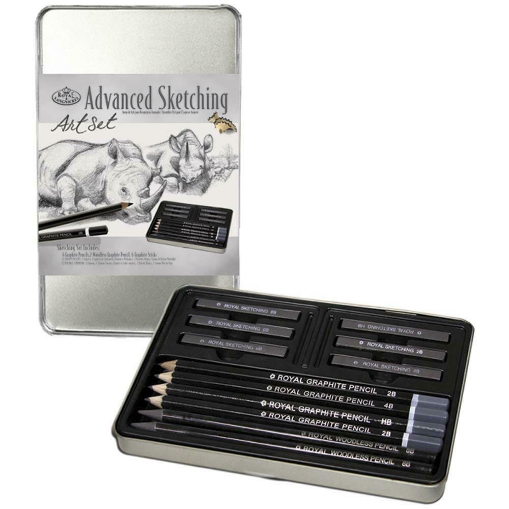 Royal Langnickel Graphite Sketching Small Tin Artistic Set