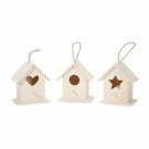 Darice Unfinished Wood Bird House Assorted Styles 3.9 X 2.8 X 4.3 Inches