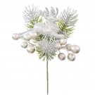 Darice Pick Reindeer Berry Glitter Silver Window Box