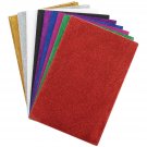 Darice Foamies Sticky Back Glitter Sheet Assorted Colors 6 X 9 Inches