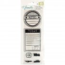 American Craft Go Now Go Collection Clear Acrylic Stamps
