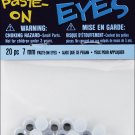 Darice Paste On Wiggle Eyes 7mm Black