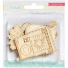 American Craft Crate Paper Poolside Collection Wood Veneer Shapes