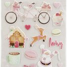 Santa Baby Puffy Stickers