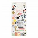 American Crafts 1 Canoe 2 Hazelwood Collection Cardstock Stickers