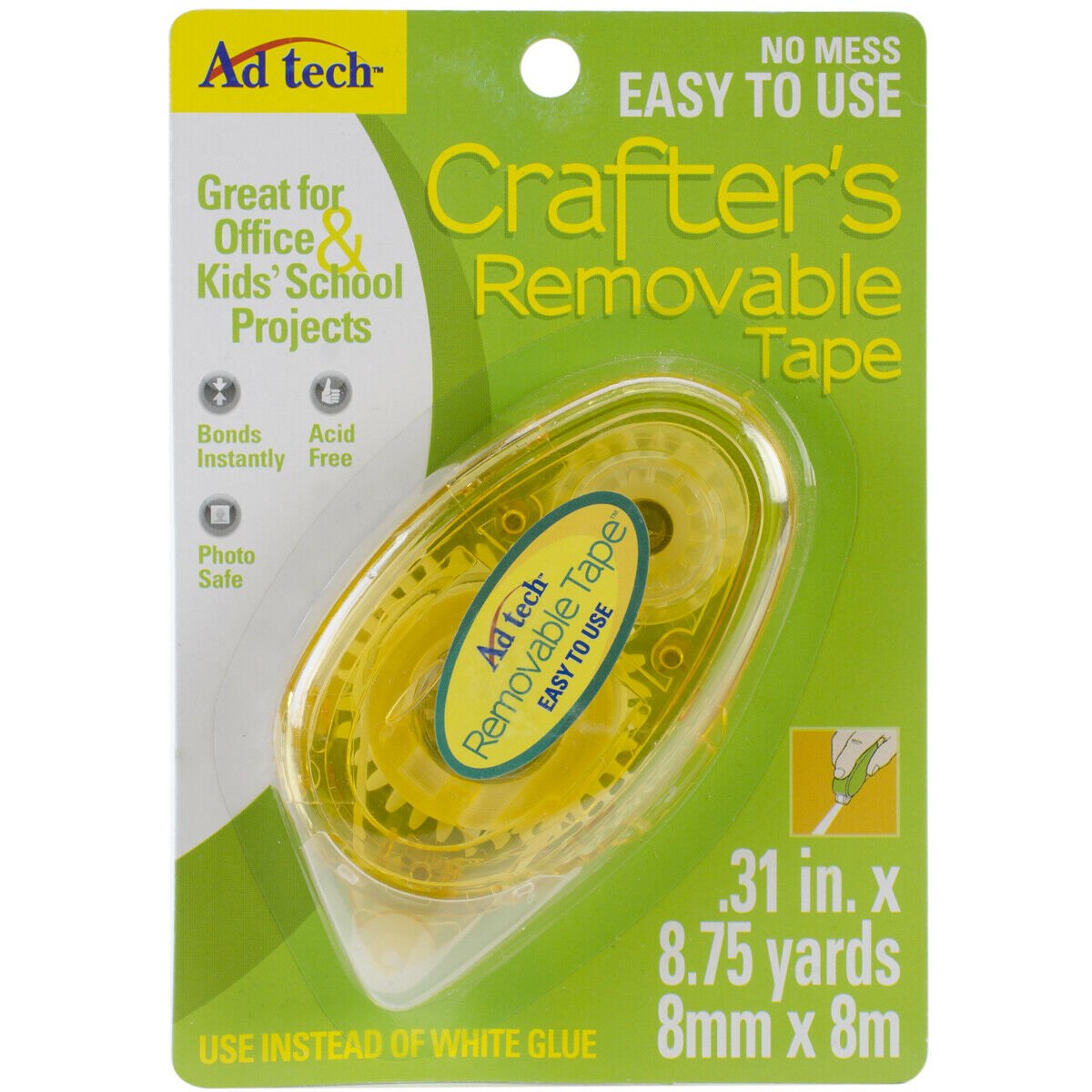 Crafter'S Tape Removable Glue Runner-.31"X315" For Tape Runner 05632