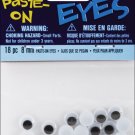 Darice Paste On Wiggle Eyes 8mm Black