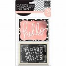 Me And My Big Ideas Cards In An Instant Hello Thank You Gold
