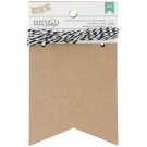 American Crafts Diy Shop Collection Banners 3.5 X 4.5 Notch Kraft