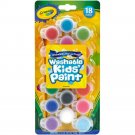 Crayola Washable Kid's Paint Pots, Assorted Classic & Bold Colors