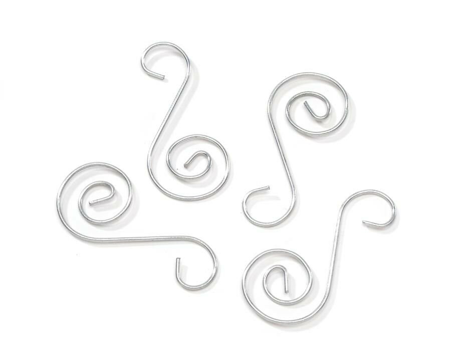 Darice Tree Trimming Wire Ornament Hooks Silver