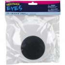 Darice EYE-6 Sticky Back Wiggle Eyes Black
