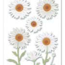 Darice Jolees Boutique Dimensional Stickers Vellum Daisies