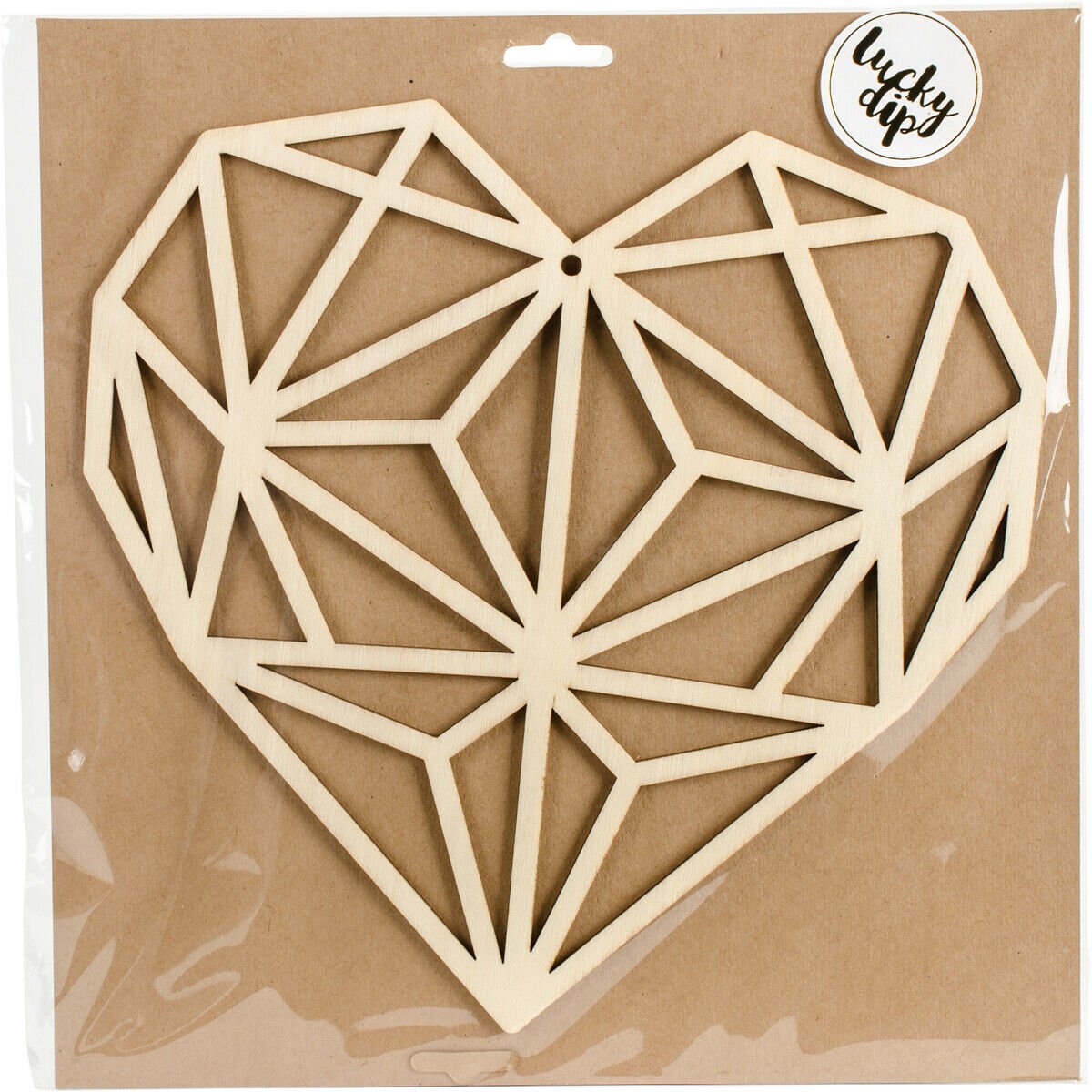 Kaiser Craft Lucky Dip Decor Flourish Geo Heart