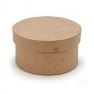 Darice Paper Mache Mini Box Round 3 inches