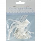 Darice Victoria Lynnâ„¢ Double Heart Charms with Ribbons