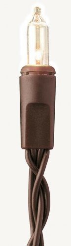 Darice 50 Light Set Clear Bulb Brown Wire Indoor And Outdoor