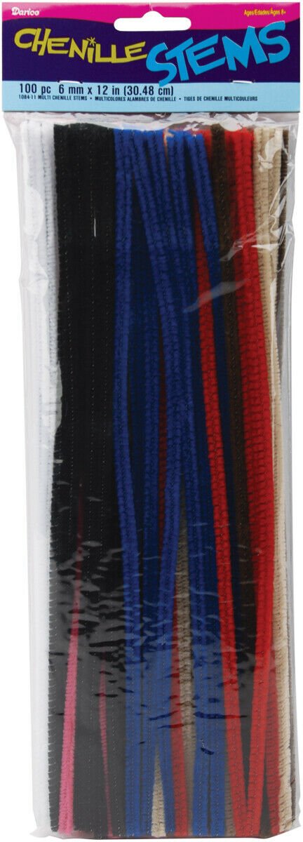 Darice Chenille Stems 6mm Multi